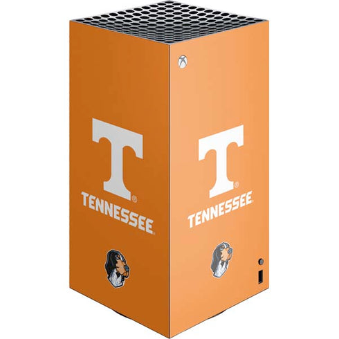 University of Tennessee-Knoxville T Logo on Orange XBox Series X Digital Edition Console Skin